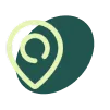 Icono de la ubicación en un mapa